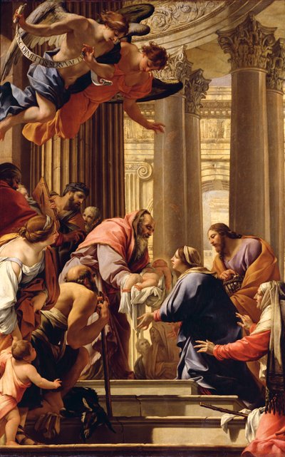 Darstellung im Tempel von Simon Vouet